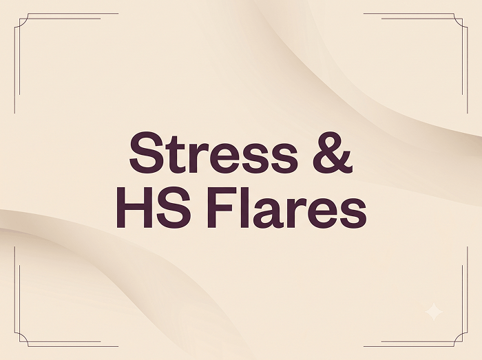 Can stress trigger hidradenitis suppurativa flares?