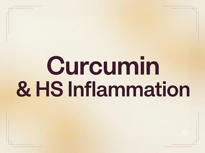 Can turmeric or curcumin help with HS inflammation?