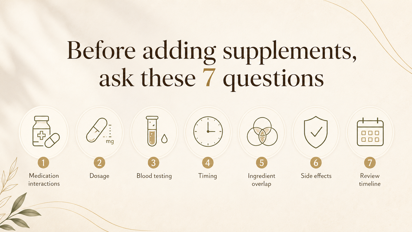 What to ask your dermatologist before adding supplements to your HS routine